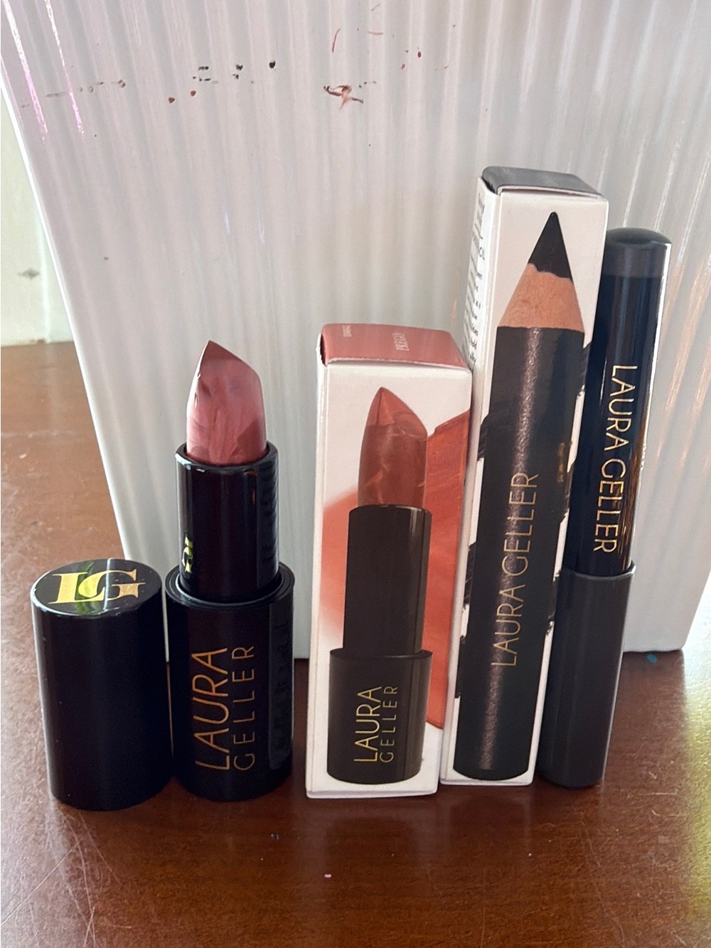 BUNDLE of 2,Laura Geller Lipstick & Lip Liner Set in Mauve Rose